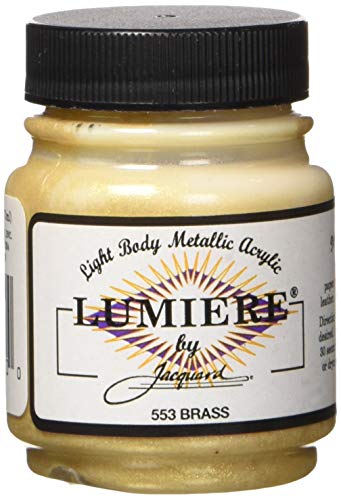 Jacquard Produkte 2,25 oz Lumiere Metallic Acrylfarbe, Brass Jacquard Produkte 2,25 oz Lumiere Metallic Acrylfarbe, Brass von Jacquard