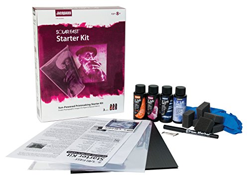 Jacquard SolarFast Kit, Papier, Leinwand, Stoff, Baumwolle, Mehrfarbig von Jacquard
