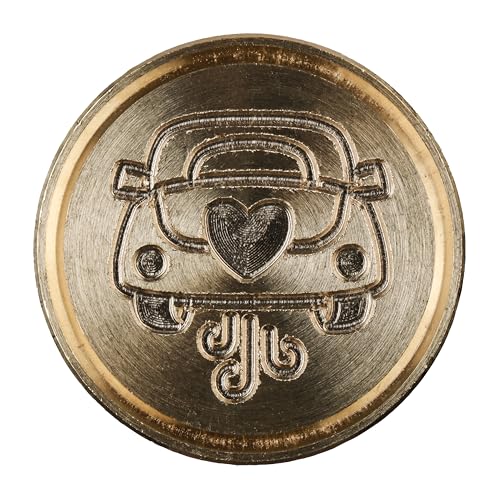 Jacques Herbin 40419T – Siegel rund aus Messing Ø 24 mm auf Pin "Hochzeitsauto" Jacques Herbin 40419T – Siegel rund aus Messing Ø 24 mm auf Pin "Hochzeitsauto" von Jacques Herbin