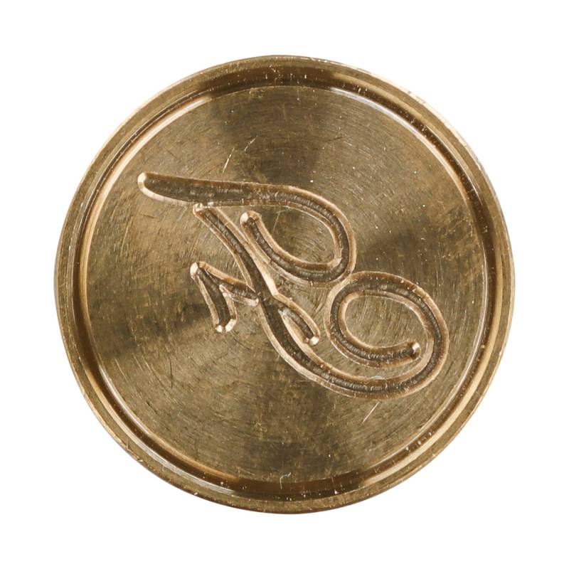 Siegelplatte Buchstabe von Jacques Herbin