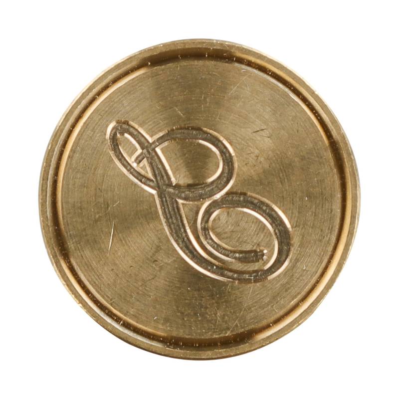 Siegelplatte Buchstabe von Jacques Herbin