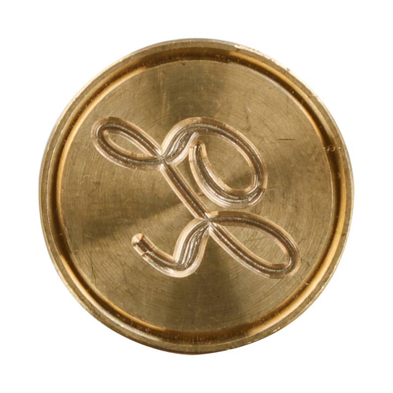 Siegelplatte Buchstabe von Jacques Herbin