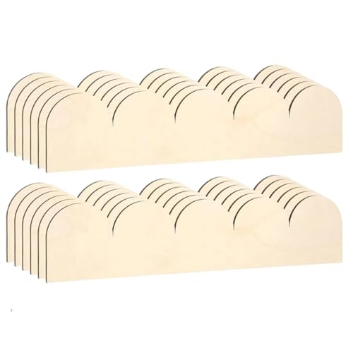 Jacsoii 12 Stück unlackierte dekorative Holzleisten mit gewelltem Rand, dekorative Holzleiste, niedliche DIY-Zierleiste für Zuhause, Wandschrank, Regal und Fenstertür Jacsoii 12 Stück unlackierte dekorative Holzleisten mit gewelltem Rand, dekorative Holzleiste, niedliche DIY-Zierleiste für Zuhause, Wandschrank, Regal und Fenstertür von Jacsoii