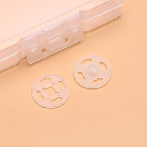 Kunststoff-Druckknöpfe zum Aufnähen, klare runde Verschlüsse zum Nähen, 300 Sets in 7,5 mm und 10 mm, für Hemden und Kleidung, DIY Handwerk Kunststoff-Druckknöpfe zum Aufnähen, klare runde Verschlüsse zum Nähen, 300 Sets in 7,5 mm und 10 mm, für Hemden und Kleidung, DIY Handwerk von Jaczora