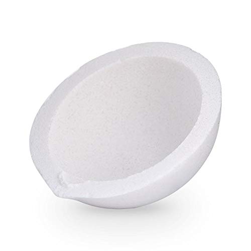 Jadpes Mini Ceramic Alumina Crucible Dish Cup Topf zum Schmelzen Gießen Raffinieren Gold Silber Kupferschrott Schmuck Leiterplatten, 1 Stück Quarz Schmelzen Gießen Tiegel Topf von Jadpes