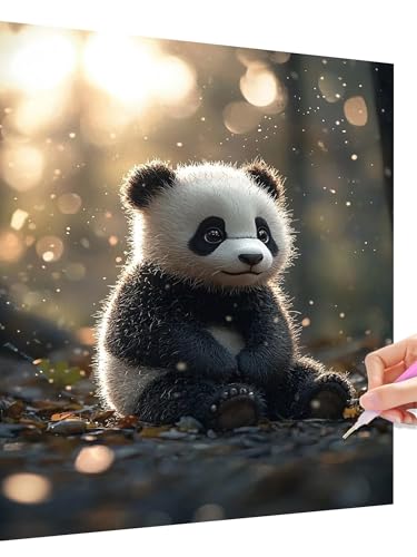 Diamond Painting Niedlich Erwachsene Diamond Painting Panda Kinder Anfänger, DIY Full Drill Diamant Malerei Set Basteln Erwachsene, Dimond Crystal Embroidery Wanddeko Geschenke für Frauen 30x40cm L-1 Diamond Painting Niedlich Erwachsene Diamond Painting Panda Kinder Anfänger, DIY Full Drill Diamant Malerei Set Basteln Erwachsene, Dimond Crystal Embroidery Wanddeko Geschenke für Frauen 30x40cm L-1 von Jaeixouu
