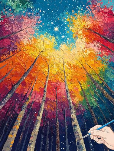 Malen Nach Zahlen Erwachsene Abstrakt Malen Nach Zahlen Kinder ab 10 Wald Set Basteln Erwachsene DIY Paint by Numbers Adult Acrylfarbe Ölgemälde Bastelset für Geschenke Deko Wohnzimmer 30x40cm B-15 Malen Nach Zahlen Erwachsene Abstrakt Malen Nach Zahlen Kinder ab 10 Wald Set Basteln Erwachsene DIY Paint by Numbers Adult Acrylfarbe Ölgemälde Bastelset für Geschenke Deko Wohnzimmer 30x40cm B-15 von Jaeixouu