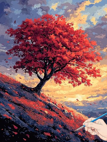 Malen Nach Zahlen Erwachsene Baum Malen Nach Zahlen Kinder ab 10 Landschaft Set Basteln Erwachsene DIY Paint by Numbers Adult Acrylfarbe Ölgemälde Bastelset für Geschenke Deko Wohnzimmer 40x50cm A-84 Malen Nach Zahlen Erwachsene Baum Malen Nach Zahlen Kinder ab 10 Landschaft Set Basteln Erwachsene DIY Paint by Numbers Adult Acrylfarbe Ölgemälde Bastelset für Geschenke Deko Wohnzimmer 40x50cm A-84 von Jaeixouu