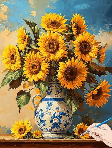 Malen Nach Zahlen Erwachsene Blumen Malen Nach Zahlen Kinder ab 10 Retro Set Basteln Erwachsene DIY Paint by Numbers Adult Acrylfarbe Ölgemälde Bastelset für Geschenke Deko Wohnzimmer 40x50cm G-68 Malen Nach Zahlen Erwachsene Blumen Malen Nach Zahlen Kinder ab 10 Retro Set Basteln Erwachsene DIY Paint by Numbers Adult Acrylfarbe Ölgemälde Bastelset für Geschenke Deko Wohnzimmer 40x50cm G-68 von Jaeixouu