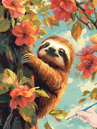 Malen Nach Zahlen Erwachsene Blumen Malen Nach Zahlen Kinder ab 10 Tiere Set Basteln Erwachsene DIY Paint by Numbers Adult Acrylfarbe Ölgemälde Bastelset für Geschenke Deko Wohnzimmer 70x90cm I-10 Malen Nach Zahlen Erwachsene Blumen Malen Nach Zahlen Kinder ab 10 Tiere Set Basteln Erwachsene DIY Paint by Numbers Adult Acrylfarbe Ölgemälde Bastelset für Geschenke Deko Wohnzimmer 70x90cm I-10 von Jaeixouu
