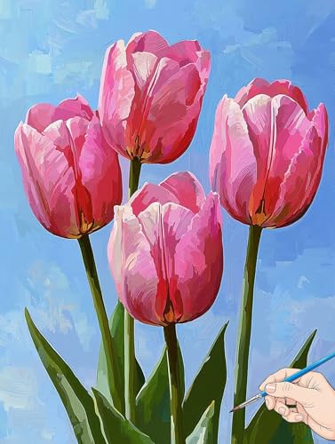 Malen Nach Zahlen Erwachsene Blumen Malen Nach Zahlen Kinder ab 10 Tulpe Set Basteln Erwachsene DIY Paint by Numbers Adult Acrylfarbe Ölgemälde Bastelset für Geschenke Deko Wohnzimmer 60x80cm F-45 Malen Nach Zahlen Erwachsene Blumen Malen Nach Zahlen Kinder ab 10 Tulpe Set Basteln Erwachsene DIY Paint by Numbers Adult Acrylfarbe Ölgemälde Bastelset für Geschenke Deko Wohnzimmer 60x80cm F-45 von Jaeixouu