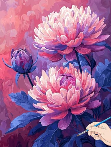 Malen Nach Zahlen Erwachsene Blumen Malen Nach Zahlen Pfingstrose DIY Set Ewachsene Paint by Numbers Adult mit Pinseln und Acrylfarbe Handgemalt Ölgemälde Kit Geschenke für Frauen Deko 40x50cm I-31 Malen Nach Zahlen Erwachsene Blumen Malen Nach Zahlen Pfingstrose DIY Set Ewachsene Paint by Numbers Adult mit Pinseln und Acrylfarbe Handgemalt Ölgemälde Kit Geschenke für Frauen Deko 40x50cm I-31 von Jaeixouu