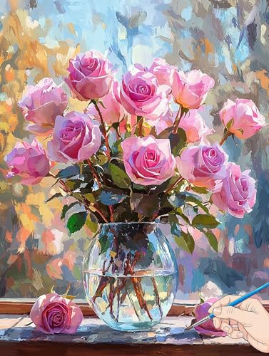 Malen Nach Zahlen Erwachsene Blumen Malen Nach Zahlen Pflanzen DIY Set Ewachsene Paint by Numbers Adult mit Pinseln und Acrylfarbe Handgemalt Ölgemälde Kit für Geschenke für Frauen Deko 30x40cm C-23 Malen Nach Zahlen Erwachsene Blumen Malen Nach Zahlen Pflanzen DIY Set Ewachsene Paint by Numbers Adult mit Pinseln und Acrylfarbe Handgemalt Ölgemälde Kit für Geschenke für Frauen Deko 30x40cm C-23 von Jaeixouu