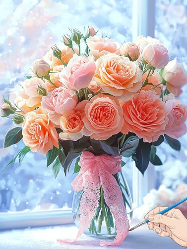 Malen Nach Zahlen Erwachsene Blumen Malen Nach Zahlen Schönheit DIY Set Ewachsene Paint by Numbers Adult mit Pinseln und Acrylfarbe Handgemalt Ölgemälde Kit für Geschenke für Frauen Deko 70x90cm J-56 Malen Nach Zahlen Erwachsene Blumen Malen Nach Zahlen Schönheit DIY Set Ewachsene Paint by Numbers Adult mit Pinseln und Acrylfarbe Handgemalt Ölgemälde Kit für Geschenke für Frauen Deko 70x90cm J-56 von Jaeixouu
