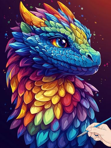 Malen Nach Zahlen Erwachsene Drachen Malen Nach Zahlen Kinder ab 10 Abstrakt Set Basteln Erwachsene DIY Paint by Numbers Adult Acrylfarbe Ölgemälde Bastelset Geschenke Deko Wohnzimmer 60x80cm G-12 Malen Nach Zahlen Erwachsene Drachen Malen Nach Zahlen Kinder ab 10 Abstrakt Set Basteln Erwachsene DIY Paint by Numbers Adult Acrylfarbe Ölgemälde Bastelset Geschenke Deko Wohnzimmer 60x80cm G-12 von Jaeixouu