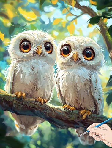 Malen Nach Zahlen Erwachsene Eule Malen Nach Zahlen Tiere DIY Set Ewachsene Paint by Numbers Adult mit Pinseln und Acrylfarbe Handgemalt Ölgemälde Kit Geschenke für Frauen Halloween Deko 70x90cm H-24 Malen Nach Zahlen Erwachsene Eule Malen Nach Zahlen Tiere DIY Set Ewachsene Paint by Numbers Adult mit Pinseln und Acrylfarbe Handgemalt Ölgemälde Kit Geschenke für Frauen Halloween Deko 70x90cm H-24 von Jaeixouu