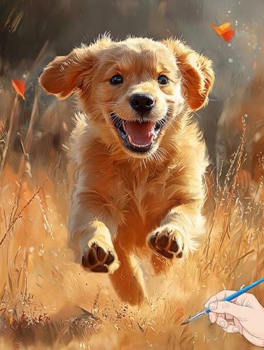 Malen Nach Zahlen Erwachsene Hund Malen Nach Zahlen Kinder ab 10 Tiere Set Basteln Erwachsene Paint by Numbers Adult Acrylfarbe Ölgemälde Bastelset Herbstdeko Geschenke Deko Wohnzimmer 50x70cm F-91 Malen Nach Zahlen Erwachsene Hund Malen Nach Zahlen Kinder ab 10 Tiere Set Basteln Erwachsene Paint by Numbers Adult Acrylfarbe Ölgemälde Bastelset Herbstdeko Geschenke Deko Wohnzimmer 50x70cm F-91 von Jaeixouu