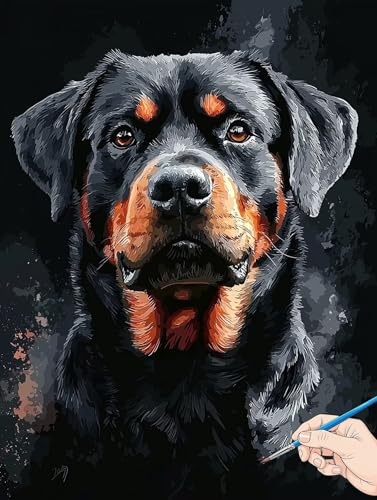 Malen Nach Zahlen Erwachsene Hund Malen Nach Zahlen Tiere DIY Set Ewachsene Paint by Numbers Adult mit Pinseln und Acrylfarbe Handgemalt Ölgemälde Kit Geschenke für Frauen Halloween Deko 60x80cm I-67 Malen Nach Zahlen Erwachsene Hund Malen Nach Zahlen Tiere DIY Set Ewachsene Paint by Numbers Adult mit Pinseln und Acrylfarbe Handgemalt Ölgemälde Kit Geschenke für Frauen Halloween Deko 60x80cm I-67 von Jaeixouu