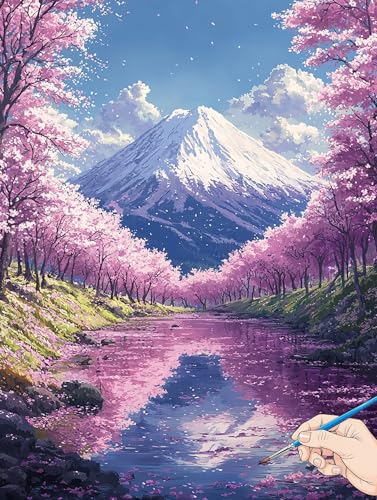 Malen Nach Zahlen Erwachsene Japan Malen Nach Zahlen Kinder ab 10 Landschaft Set Basteln Erwachsene DIY Paint by Numbers Adult Acrylfarbe Ölgemälde Bastelset Geschenke Deko Wohnzimmer 70x90cm E-44 Malen Nach Zahlen Erwachsene Japan Malen Nach Zahlen Kinder ab 10 Landschaft Set Basteln Erwachsene DIY Paint by Numbers Adult Acrylfarbe Ölgemälde Bastelset Geschenke Deko Wohnzimmer 70x90cm E-44 von Jaeixouu
