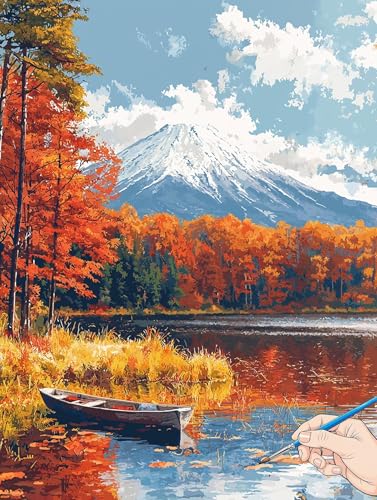 Malen Nach Zahlen Erwachsene Japan Malen Nach Zahlen Kinder ab 10 Landschaft Set Basteln Erwachsene DIY Paint by Numbers Adult Acrylfarbe Ölgemälde Bastelset Geschenke Deko Wohnzimmer 70x90cm H-21 Malen Nach Zahlen Erwachsene Japan Malen Nach Zahlen Kinder ab 10 Landschaft Set Basteln Erwachsene DIY Paint by Numbers Adult Acrylfarbe Ölgemälde Bastelset Geschenke Deko Wohnzimmer 70x90cm H-21 von Jaeixouu