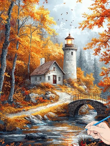 Malen Nach Zahlen Erwachsene Landschaft Malen Nach Zahlen Kinder ab 10 Herbst Set Basteln Erwachsene DIY Paint by Numbers Adult Acrylfarbe Ölgemälde Bastelset Geschenke Deko Wohnzimmer 60x80cm F-61 Malen Nach Zahlen Erwachsene Landschaft Malen Nach Zahlen Kinder ab 10 Herbst Set Basteln Erwachsene DIY Paint by Numbers Adult Acrylfarbe Ölgemälde Bastelset Geschenke Deko Wohnzimmer 60x80cm F-61 von Jaeixouu