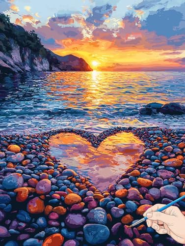 Malen Nach Zahlen Erwachsene Landschaft Malen Nach Zahlen Kinder ab 10 Strand Set Basteln Erwachsene DIY Paint by Numbers Adult Acrylfarbe Ölgemälde Bastelset Geschenke Deko Wohnzimmer 50x70cm E-88 Malen Nach Zahlen Erwachsene Landschaft Malen Nach Zahlen Kinder ab 10 Strand Set Basteln Erwachsene DIY Paint by Numbers Adult Acrylfarbe Ölgemälde Bastelset Geschenke Deko Wohnzimmer 50x70cm E-88 von Jaeixouu