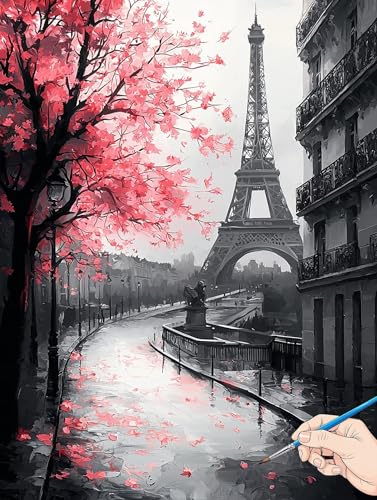 Malen Nach Zahlen Erwachsene Landschaft Malen Nach Zahlen Paris DIY Set Ewachsene Paint by Numbers Adult mit Pinseln und Acrylfarbe Handgemalt Ölgemälde Kit für Geschenke für Frauen Deko 70x90cm D-26 Malen Nach Zahlen Erwachsene Landschaft Malen Nach Zahlen Paris DIY Set Ewachsene Paint by Numbers Adult mit Pinseln und Acrylfarbe Handgemalt Ölgemälde Kit für Geschenke für Frauen Deko 70x90cm D-26 von Jaeixouu