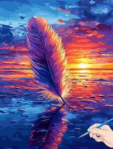 Malen Nach Zahlen Erwachsene Landschaft Malen Nach Zahlen Sonnenuntergang DIY Set Ewachsene Paint by Numbers Adult mit Pinseln und Acrylfarbe Handgemalt Ölgemälde Kit Geschenke für Frauen 50x70cm E-31 Malen Nach Zahlen Erwachsene Landschaft Malen Nach Zahlen Sonnenuntergang DIY Set Ewachsene Paint by Numbers Adult mit Pinseln und Acrylfarbe Handgemalt Ölgemälde Kit Geschenke für Frauen 50x70cm E-31 von Jaeixouu