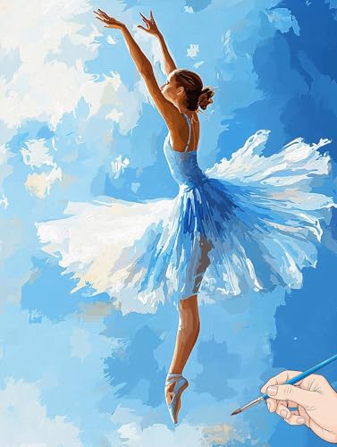 Malen Nach Zahlen Erwachsene Modern Malen Nach Zahlen Ballett DIY Set Ewachsene Paint by Numbers Adult mit Pinseln und Acrylfarbe Handgemalt Ölgemälde Kit für Geschenke für Frauen Deko 30x40cm E-51 Malen Nach Zahlen Erwachsene Modern Malen Nach Zahlen Ballett DIY Set Ewachsene Paint by Numbers Adult mit Pinseln und Acrylfarbe Handgemalt Ölgemälde Kit für Geschenke für Frauen Deko 30x40cm E-51 von Jaeixouu