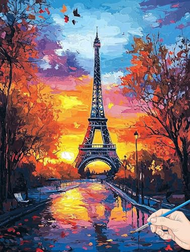 Malen Nach Zahlen Erwachsene Paris Malen Nach Zahlen Kinder ab 10 Landschaft Set Basteln Erwachsene DIY Paint by Numbers Adult Acrylfarbe Ölgemälde Bastelset Geschenke Deko Wohnzimmer 30x40cm E-78 Malen Nach Zahlen Erwachsene Paris Malen Nach Zahlen Kinder ab 10 Landschaft Set Basteln Erwachsene DIY Paint by Numbers Adult Acrylfarbe Ölgemälde Bastelset Geschenke Deko Wohnzimmer 30x40cm E-78 von Jaeixouu
