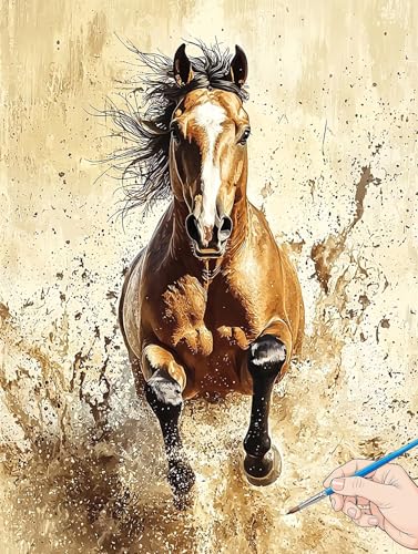 Malen Nach Zahlen Erwachsene Pferde Malen Nach Zahlen Tiere DIY Set Ewachsene Paint by Numbers Adult mit Pinseln und Acrylfarbe Handgemalt Ölgemälde Geschenke für Frauen Halloween Deko 70x90cm G-83 Malen Nach Zahlen Erwachsene Pferde Malen Nach Zahlen Tiere DIY Set Ewachsene Paint by Numbers Adult mit Pinseln und Acrylfarbe Handgemalt Ölgemälde Geschenke für Frauen Halloween Deko 70x90cm G-83 von Jaeixouu