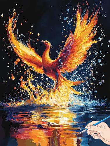 Malen Nach Zahlen Erwachsene Phönix Malen Nach Zahlen Kinder ab 10 Tiere Set Basteln Erwachsene DIY Paint by Numbers Adult Acrylfarbe Ölgemälde Bastelset für Geschenke Deko Wohnzimmer 60x80cm C-68 Malen Nach Zahlen Erwachsene Phönix Malen Nach Zahlen Kinder ab 10 Tiere Set Basteln Erwachsene DIY Paint by Numbers Adult Acrylfarbe Ölgemälde Bastelset für Geschenke Deko Wohnzimmer 60x80cm C-68 von Jaeixouu