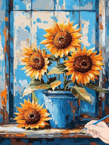 Malen Nach Zahlen Erwachsene Retro Malen Nach Zahlen Kinder ab 10 Blumen Set Basteln Erwachsene DIY Paint by Numbers Adult Acrylfarbe Ölgemälde Bastelset für Geschenke Deko Wohnzimmer 50x70cm E-16 Malen Nach Zahlen Erwachsene Retro Malen Nach Zahlen Kinder ab 10 Blumen Set Basteln Erwachsene DIY Paint by Numbers Adult Acrylfarbe Ölgemälde Bastelset für Geschenke Deko Wohnzimmer 50x70cm E-16 von Jaeixouu