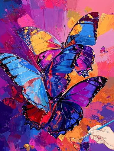 Malen Nach Zahlen Erwachsene Schmetterling Malen Nach Zahlen Abstrakt DIY Set Ewachsene Paint by Numbers Adult mit Pinseln und Acrylfarbe Handgemalt Ölgemälde Kit Geschenke für Frauen 50x70cm E-79 Malen Nach Zahlen Erwachsene Schmetterling Malen Nach Zahlen Abstrakt DIY Set Ewachsene Paint by Numbers Adult mit Pinseln und Acrylfarbe Handgemalt Ölgemälde Kit Geschenke für Frauen 50x70cm E-79 von Jaeixouu