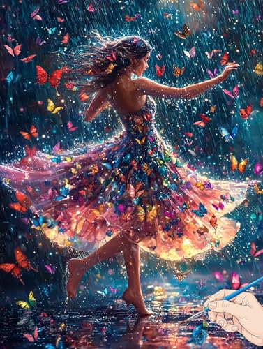 Malen Nach Zahlen Erwachsene Schmetterling Malen Nach Zahlen Kinder ab 10 Ballett Set Basteln Erwachsene DIY Paint by Numbers Adult Acrylfarbe Ölgemälde Bastelset Geschenke für Frauen 70x90cm E-90 Malen Nach Zahlen Erwachsene Schmetterling Malen Nach Zahlen Kinder ab 10 Ballett Set Basteln Erwachsene DIY Paint by Numbers Adult Acrylfarbe Ölgemälde Bastelset Geschenke für Frauen 70x90cm E-90 von Jaeixouu