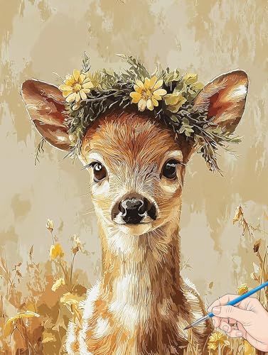Malen Nach Zahlen Erwachsene Tiere Malen Nach Zahlen Blumen DIY Set Ewachsene Paint by Numbers Adult mit Pinseln und Acrylfarbe Handgemalt Ölgemälde Geschenke für Frauen Halloween Deko 30x40cm I-39 Malen Nach Zahlen Erwachsene Tiere Malen Nach Zahlen Blumen DIY Set Ewachsene Paint by Numbers Adult mit Pinseln und Acrylfarbe Handgemalt Ölgemälde Geschenke für Frauen Halloween Deko 30x40cm I-39 von Jaeixouu