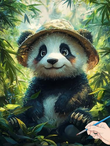 Malen Nach Zahlen Erwachsene Tiere Malen Nach Zahlen Kinder ab 10 Panda Set Basteln Erwachsene DIY Paint by Numbers Adult Acrylfarbe Ölgemälde Bastelset für Geschenke Deko Wohnzimmer 40x50cm A-76 Malen Nach Zahlen Erwachsene Tiere Malen Nach Zahlen Kinder ab 10 Panda Set Basteln Erwachsene DIY Paint by Numbers Adult Acrylfarbe Ölgemälde Bastelset für Geschenke Deko Wohnzimmer 40x50cm A-76 von Jaeixouu
