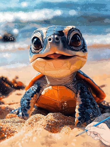 Malen Nach Zahlen Erwachsene Tiere Malen Nach Zahlen Kinder ab 10 Schildkröte Set Basteln Erwachsene DIY Paint by Numbers Adult Acrylfarbe Ölgemälde Bastelset Geschenke Deko Wohnzimmer 50x70cm G-56 Malen Nach Zahlen Erwachsene Tiere Malen Nach Zahlen Kinder ab 10 Schildkröte Set Basteln Erwachsene DIY Paint by Numbers Adult Acrylfarbe Ölgemälde Bastelset Geschenke Deko Wohnzimmer 50x70cm G-56 von Jaeixouu