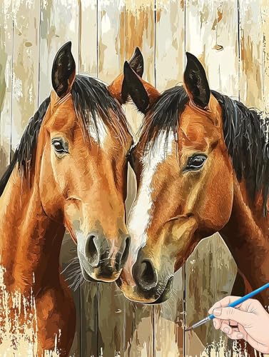 Malen Nach Zahlen Erwachsene Tiere Malen Nach Zahlen Pferde DIY Set Ewachsene Paint by Numbers Adult mit Pinseln und Acrylfarbe Handgemalt Ölgemälde Geschenke für Frauen Halloween Deko 60x80cm H-74 Malen Nach Zahlen Erwachsene Tiere Malen Nach Zahlen Pferde DIY Set Ewachsene Paint by Numbers Adult mit Pinseln und Acrylfarbe Handgemalt Ölgemälde Geschenke für Frauen Halloween Deko 60x80cm H-74 von Jaeixouu