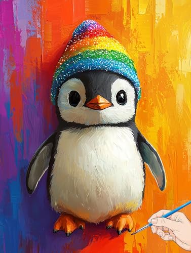 Malen Nach Zahlen Erwachsene Tiere Malen Nach Zahlen Pinguin DIY Set Ewachsene Paint by Numbers Adult mit Pinseln und Acrylfarbe Handgemalt Ölgemälde Kit für Geschenke für Frauen Deko 40x50cm B-16 Malen Nach Zahlen Erwachsene Tiere Malen Nach Zahlen Pinguin DIY Set Ewachsene Paint by Numbers Adult mit Pinseln und Acrylfarbe Handgemalt Ölgemälde Kit für Geschenke für Frauen Deko 40x50cm B-16 von Jaeixouu