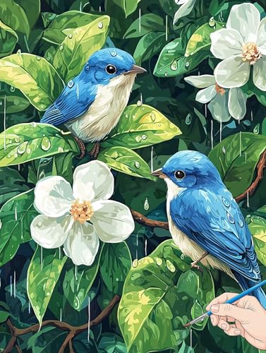 Malen Nach Zahlen Erwachsene Vogel Malen Nach Zahlen Blumen DIY Set Ewachsene Paint by Numbers Adult mit Pinseln und Acrylfarbe Handgemalt Ölgemälde Geschenke für Frauen Halloween Deko 70x90cm D-86 Malen Nach Zahlen Erwachsene Vogel Malen Nach Zahlen Blumen DIY Set Ewachsene Paint by Numbers Adult mit Pinseln und Acrylfarbe Handgemalt Ölgemälde Geschenke für Frauen Halloween Deko 70x90cm D-86 von Jaeixouu