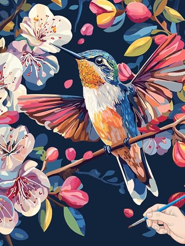 Malen Nach Zahlen Erwachsene Vogel Malen Nach Zahlen Blumen DIY Set Ewachsene Paint by Numbers Adult mit Pinseln und Acrylfarbe Handgemalt Ölgemälde Geschenke für Frauen Halloween Deko 70x90cm H-18 Malen Nach Zahlen Erwachsene Vogel Malen Nach Zahlen Blumen DIY Set Ewachsene Paint by Numbers Adult mit Pinseln und Acrylfarbe Handgemalt Ölgemälde Geschenke für Frauen Halloween Deko 70x90cm H-18 von Jaeixouu