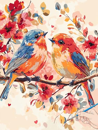 Malen Nach Zahlen Erwachsene Vogel Malen Nach Zahlen Kinder ab 10 Blumen Set Basteln Erwachsene DIY Paint by Numbers Adult Acrylfarbe Ölgemälde Bastelset für Geschenke Deko Wohnzimmer 60x80cm E-34 Malen Nach Zahlen Erwachsene Vogel Malen Nach Zahlen Kinder ab 10 Blumen Set Basteln Erwachsene DIY Paint by Numbers Adult Acrylfarbe Ölgemälde Bastelset für Geschenke Deko Wohnzimmer 60x80cm E-34 von Jaeixouu