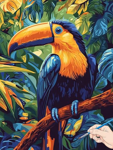 Malen Nach Zahlen Erwachsene Vogel Malen Nach Zahlen Kinder ab 10 Tiere Set Basteln Erwachsene DIY Paint by Numbers Adult Acrylfarbe Ölgemälde Bastelset für Geschenke Deko Wohnzimmer 30x40cm J-21 Malen Nach Zahlen Erwachsene Vogel Malen Nach Zahlen Kinder ab 10 Tiere Set Basteln Erwachsene DIY Paint by Numbers Adult Acrylfarbe Ölgemälde Bastelset für Geschenke Deko Wohnzimmer 30x40cm J-21 von Jaeixouu