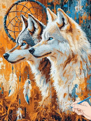 Malen Nach Zahlen Erwachsene Wolf Malen Nach Zahlen Kinder ab 10 Tiere Set Basteln Erwachsene Paint by Numbers Adult Acrylfarbe Ölgemälde Bastelset Herbstdeko Geschenke Deko Wohnzimmer 50x70cm D-67 Malen Nach Zahlen Erwachsene Wolf Malen Nach Zahlen Kinder ab 10 Tiere Set Basteln Erwachsene Paint by Numbers Adult Acrylfarbe Ölgemälde Bastelset Herbstdeko Geschenke Deko Wohnzimmer 50x70cm D-67 von Jaeixouu