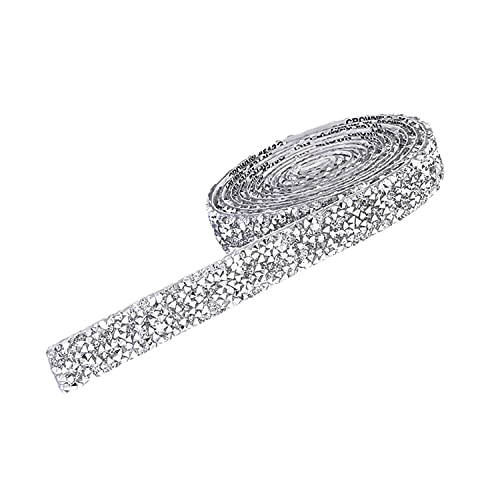2,7 m selbstklebendes Diamantband, DIY-Kristall-Strassbänder, glänzende Kristallbänder, 2,7 m 2,7 m selbstklebendes Diamantband, DIY-Kristall-Strassbänder, glänzende Kristallbänder, 2,7 m von Jagowa
