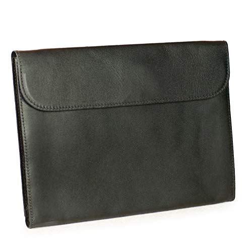 Jahn-Tasche â€“ A4 Dokumentenmappe/Dokumententasche, aus Anilin-Leder, Schwarz, Modell 1042-anilin von Jahn-Tasche