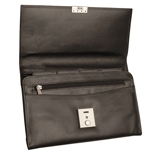Jahn-Tasche – A5 Reise-Dokumentenmappe/Reise-Dokumententasche, aus Leder, Schwarz, Modell 1021 Jahn-Tasche – A5 Reise-Dokumentenmappe/Reise-Dokumententasche, aus Leder, Schwarz, Modell 1021 von Jahn-Tasche