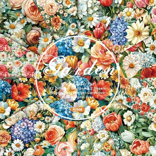 Aquarell-Blumen-Hintergrundpapier von Jajajuegos