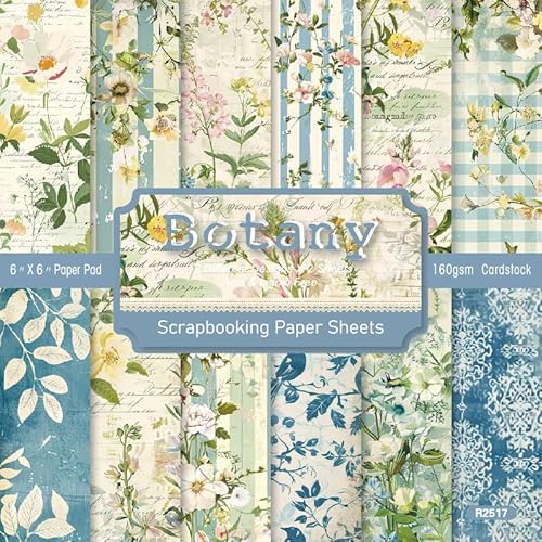 Blau-weißes Blumen-Hintergrundpapier von Jajajuegos